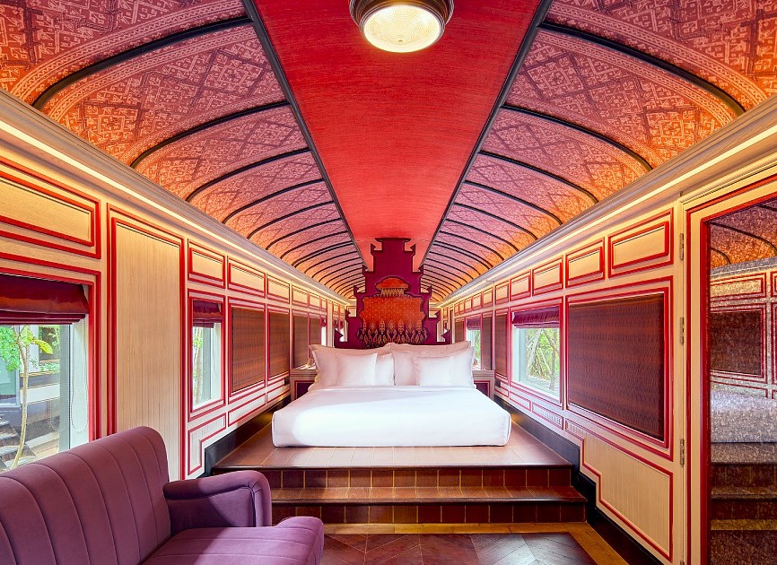 AT INTERCONTINENTAL KHAO YAI RESORT IN THAILAND, NIRVANA FOR FANS OF VINTAGE RAIL CARS AND PRIVATE PLUNGE POOLS